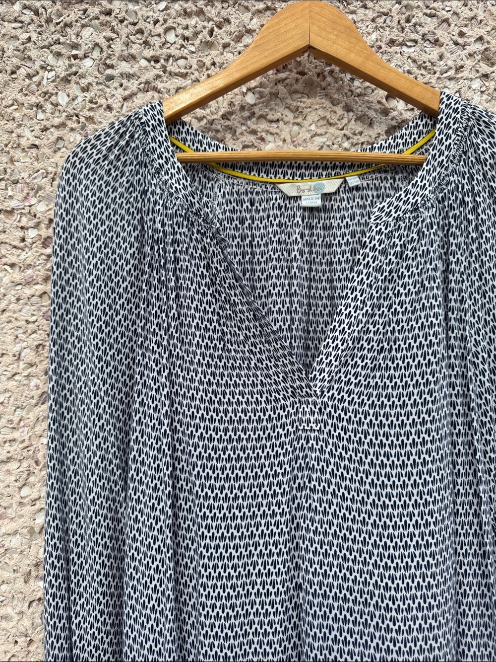 Boden Dolly Peasant Blouse in Summer Rain